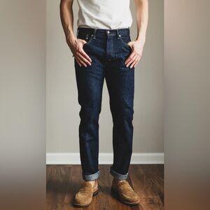 Orslow 107 Raw Selvedge Denim Slim Fit Jeans Size 1